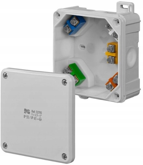 Boîte électrique de surface Elektro-Plast 98 x 98 x 46 mm 0290-41