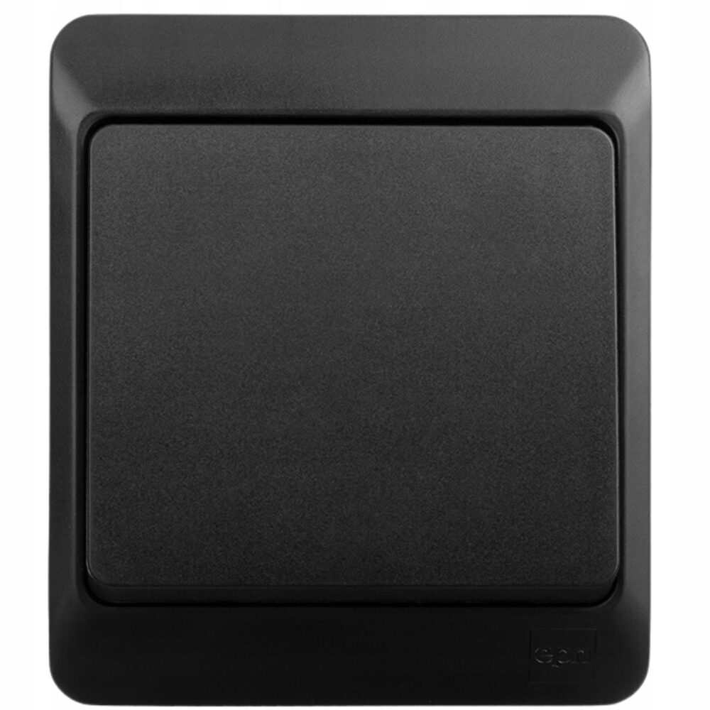 Interrupteur simple Elektro-Plast Nasielsk Hermes ŁNT noir 0331-09