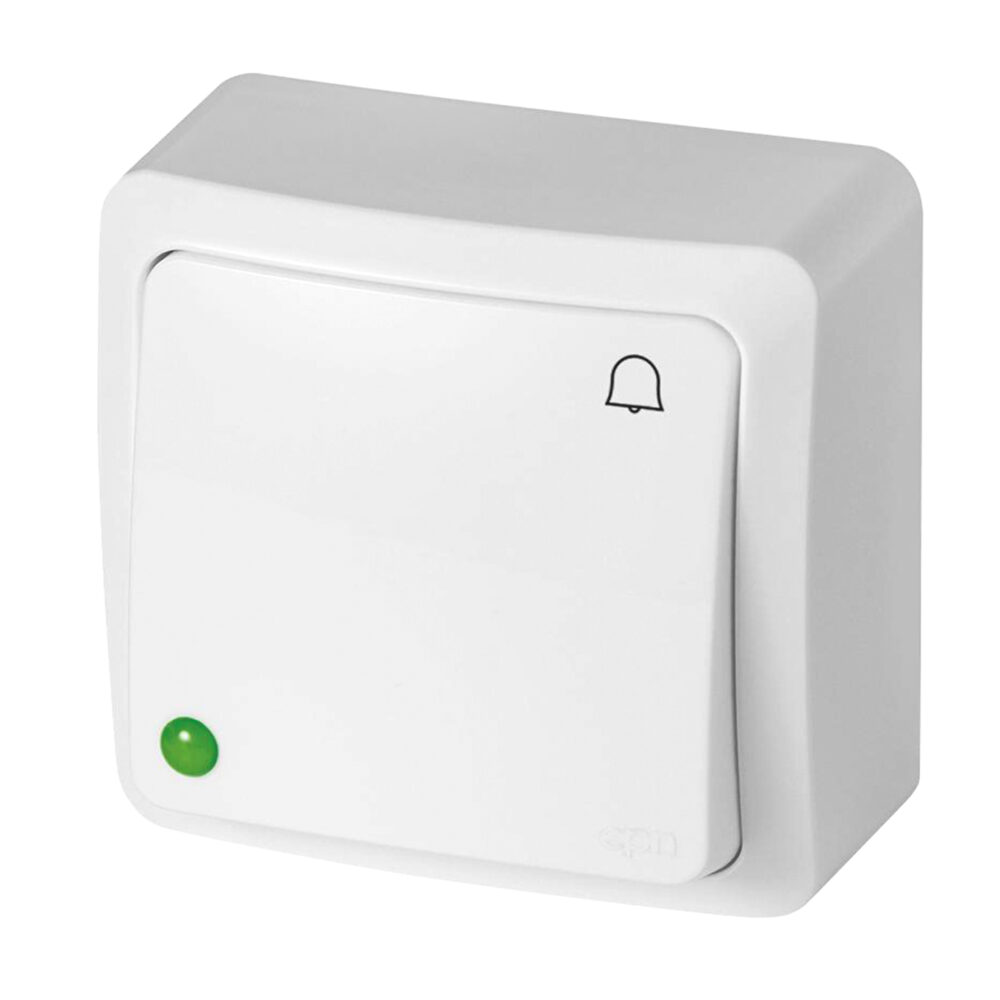 Interrupteur simple Classique Elektro-Plast blanc 3714-00