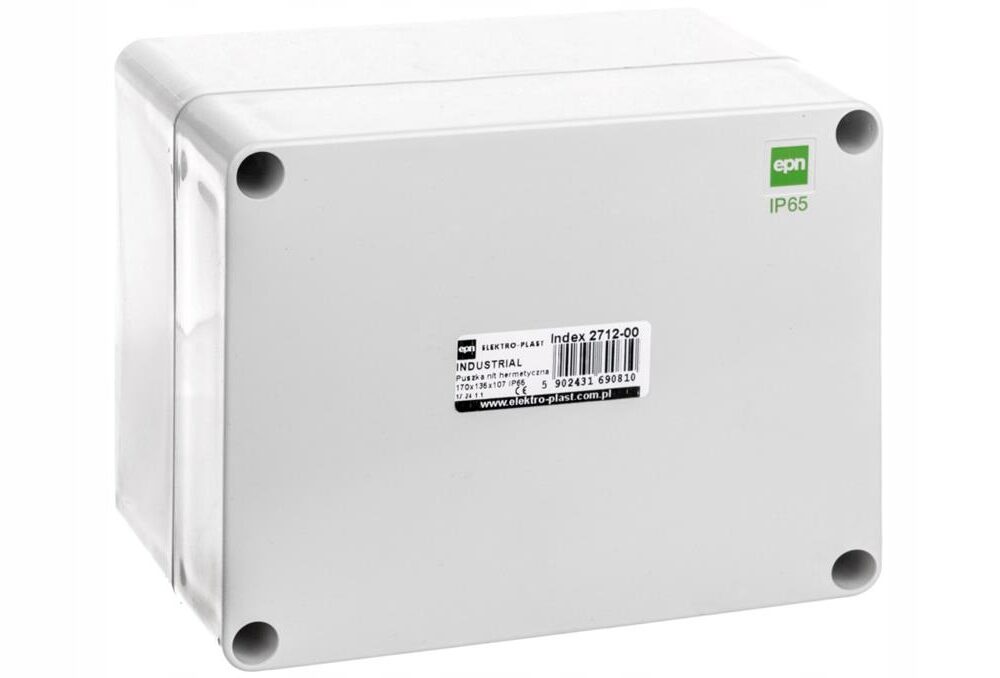 Boîte de dérivation électrique en saillie Elektro-Plast Nasielsk 170 x 135 x 107 mm