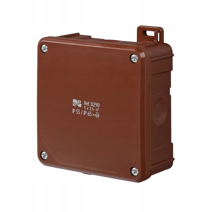 Boîte 2K IP55 / IP65 98x98x46 Marron 0290-06