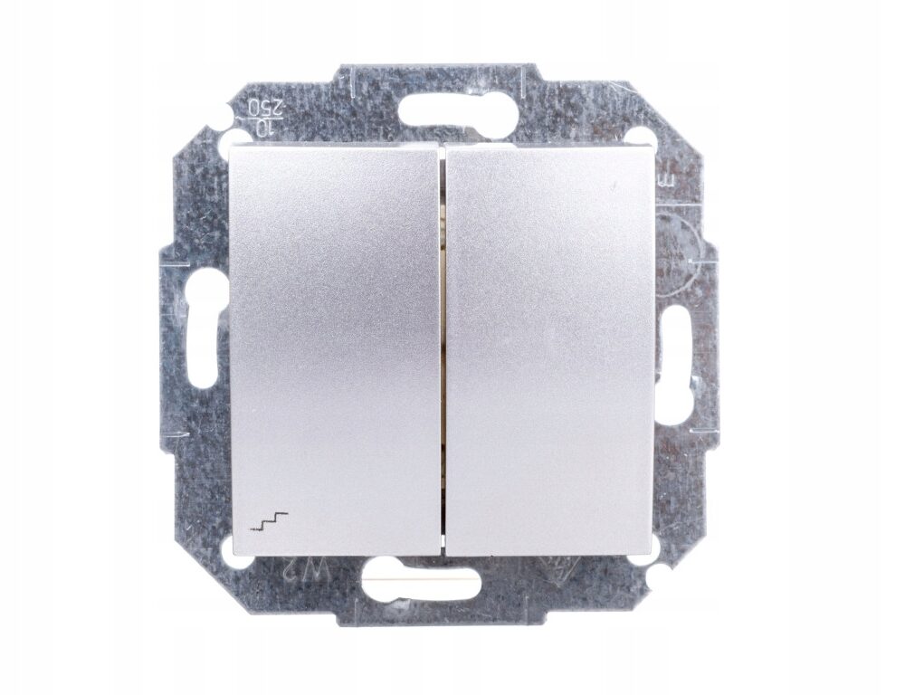 Interrupteur d&rsquo;escalier Classique Elektro-Plast Nasielsk argent 1718-16