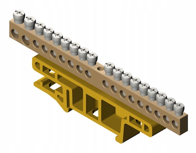 Bloc de jonction LZ-18/N 18 voies 0922-01 ELEKTRO-PLAST