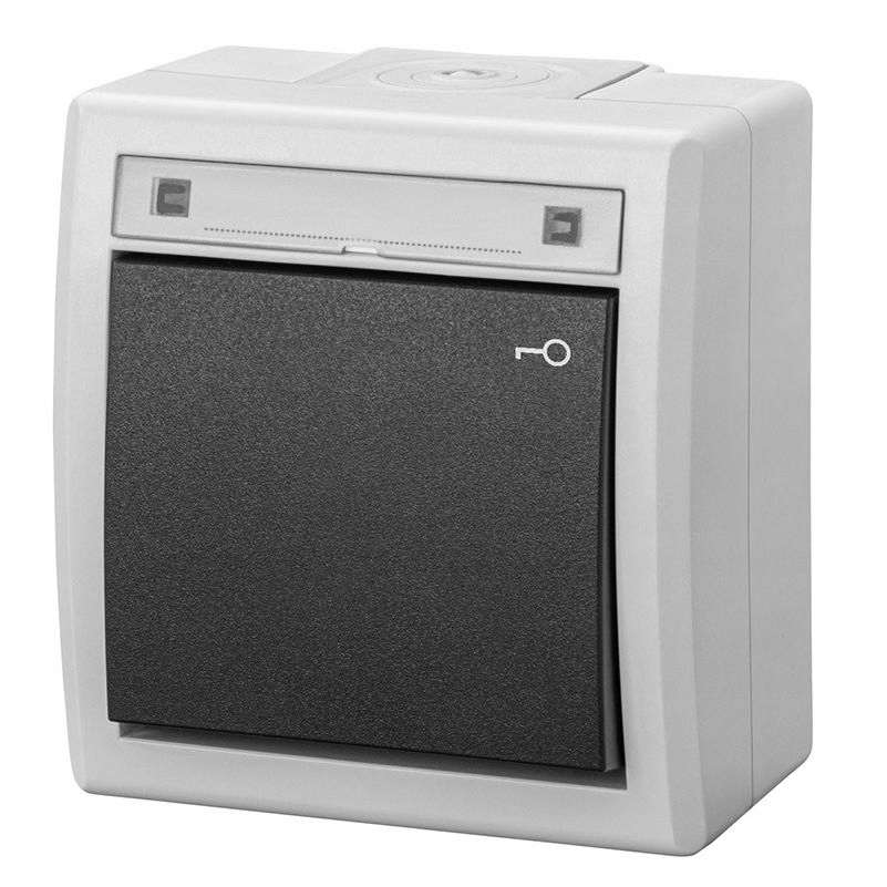 BOUTON POUSSOIR DE SONNETTE AQUANT 2K ANTIVANDALISME INTERPHONE N/T IP55 GRIS 5007-10