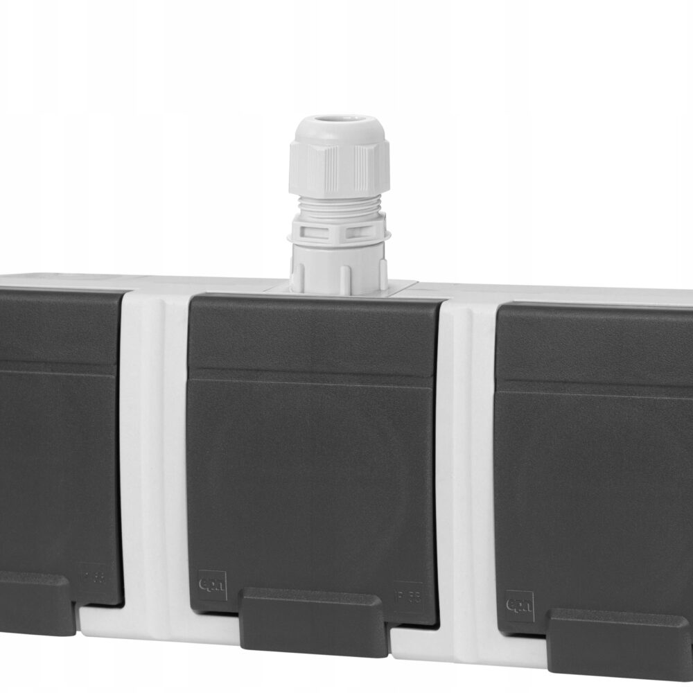 Prise Électrique Étanche Elektro-Plast Nasielsk Gris 5043-10