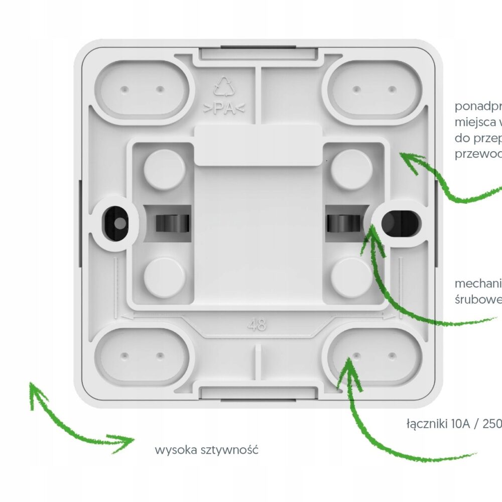 Connecteur saillie BERG clé tournante IP 20 – couleur noir 3704-09