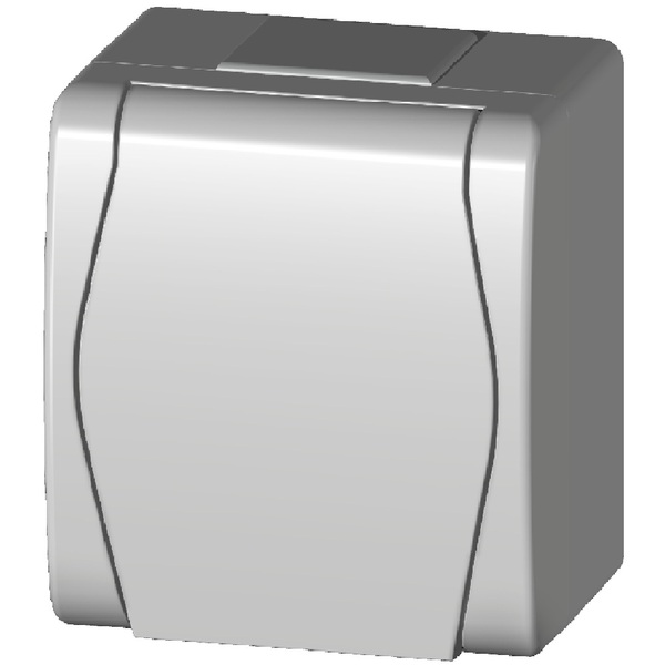 Prise Électrique Étanche Elektro-Plast Blanc 1021-00