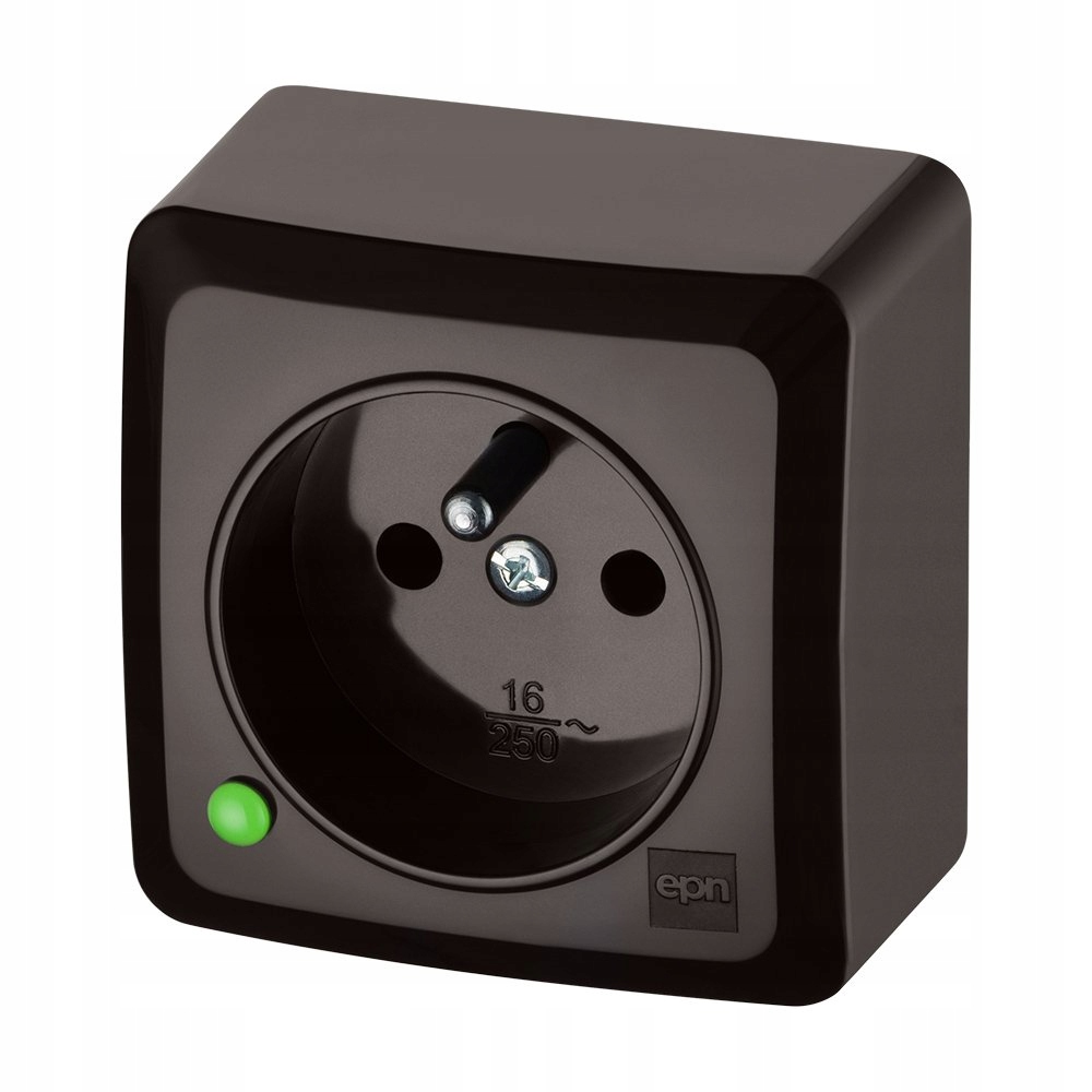 Prise Murale Elektro-Plast Marron 3733-05