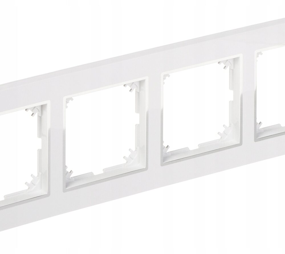 Cadre quadruple Santra blanc 4174-26