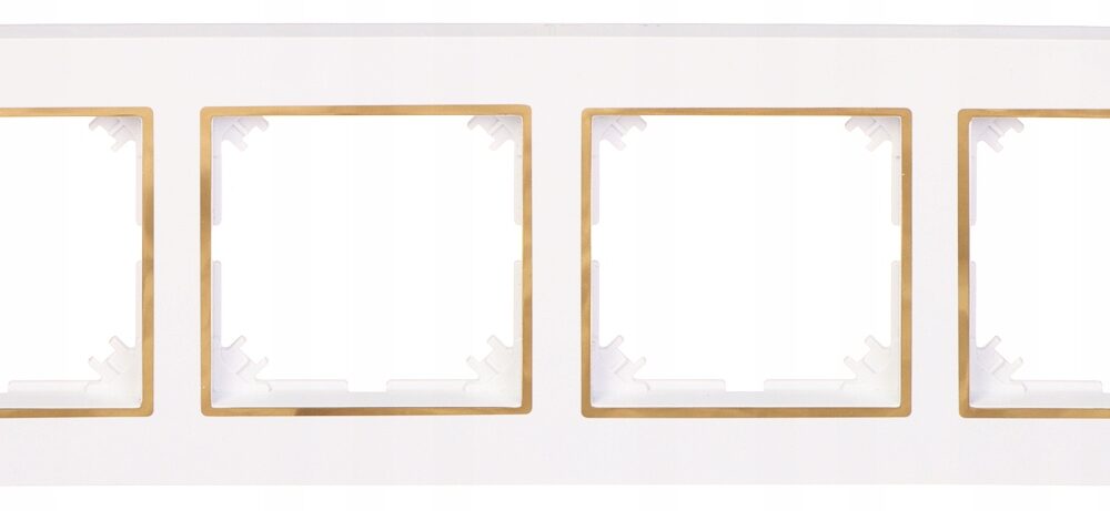 Cadre quadruple Santra blanc 4174-27