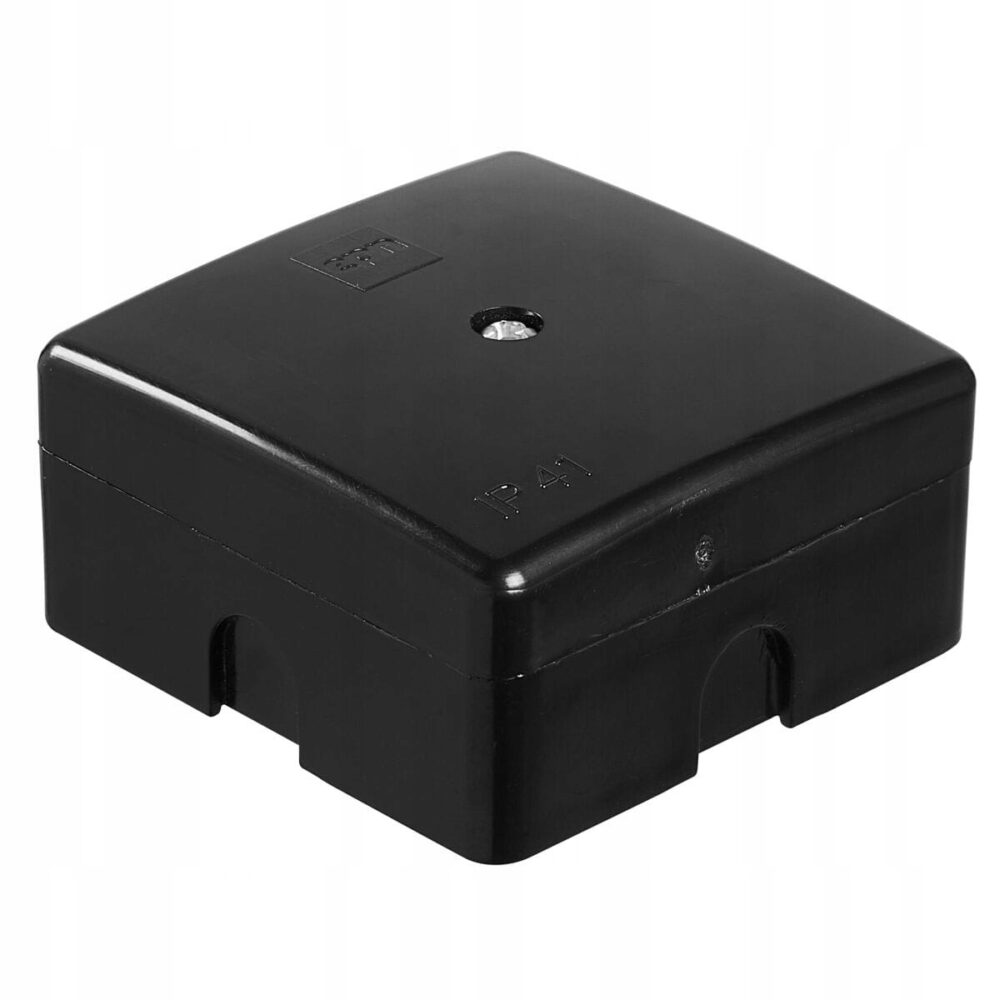 Boîtier de surface Elektro-Plast 60x60x30 IP41, 0236-02, couleur noire