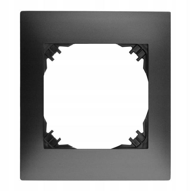 Cadre simple Elektro-Plast noir 3871-09