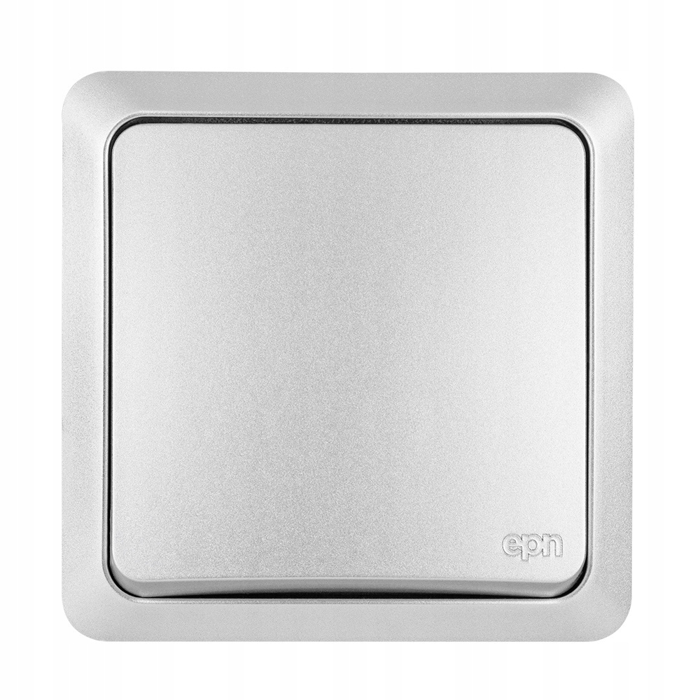BERG connecteur saillie avec obturateur lumière IP 20 – couleur argentée 3713-06