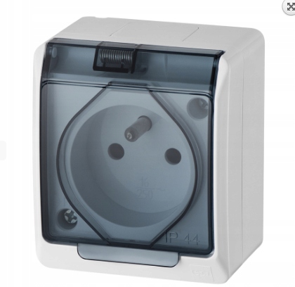 Prise Murale Elektro-Plast Nasielsk Noire 0324-09