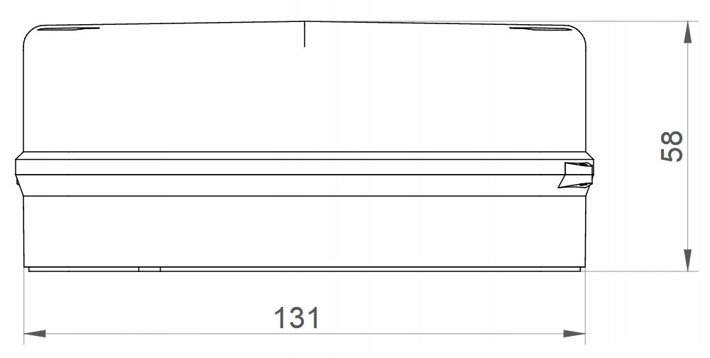 Boîte de montage électrique Elektro-Plast Nasielsk 135 x 135 x 62 mm