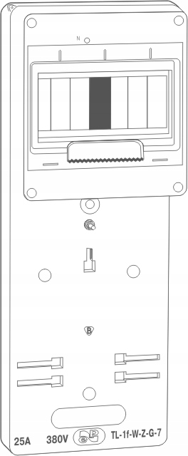 Tableau de comptage Elektro-Plast Nasielsk 500 V IP20 63 A 0114-00