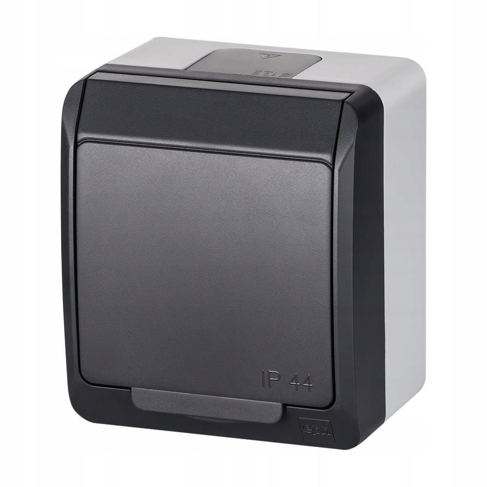 Prise Électrique Murale Elektro-Plast Gris 0324-07