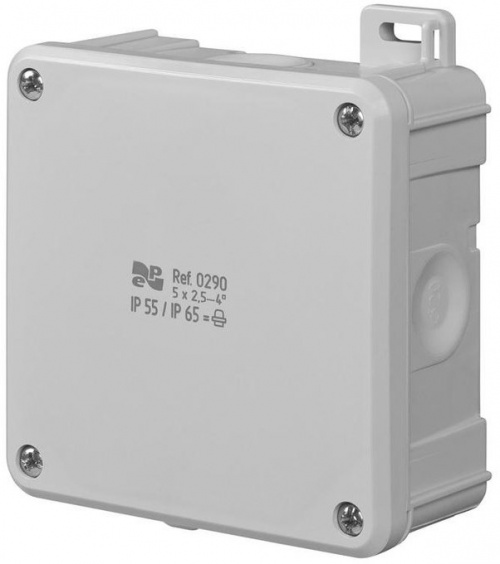Boîte de dérivation électrique en saillie Elektro-Plast Nasielsk 98 x 98 x 46 mm 0290-80