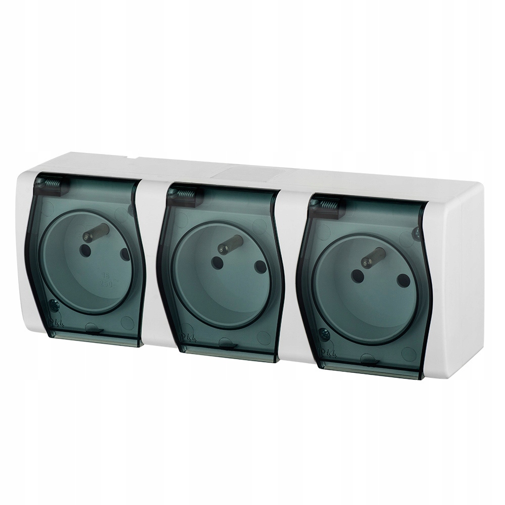 Prise Électrique Étanche Elektro-Plast Blanche 1023-01