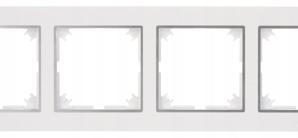 Cadre quadruple Santra blanc 4174-26