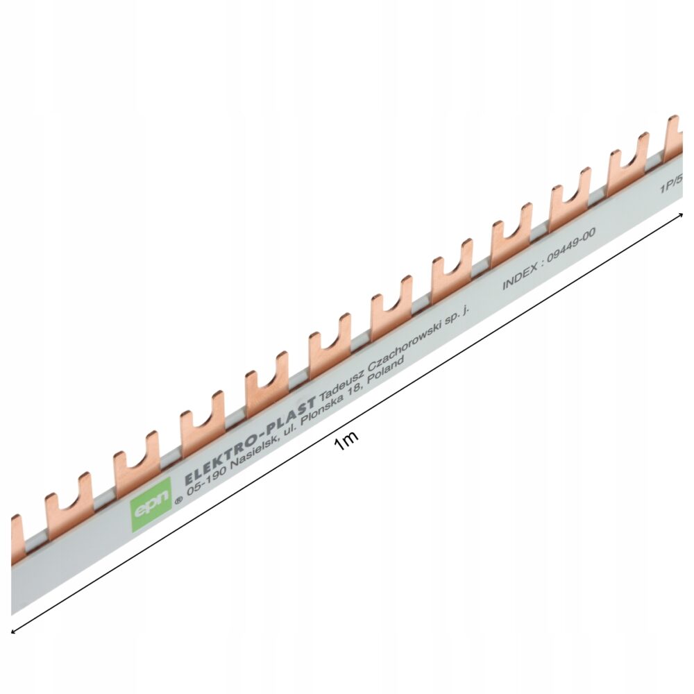 PEIGNE ÉLECTRIQUE ESPL-1M/EPN 10 mm² 415 V AC Elektro-Plast Nasielsk