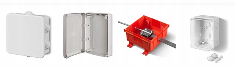 Boîte de dérivation électrique encastrée Elektro-Plast Nasielsk 95 x 95 x 50 mm