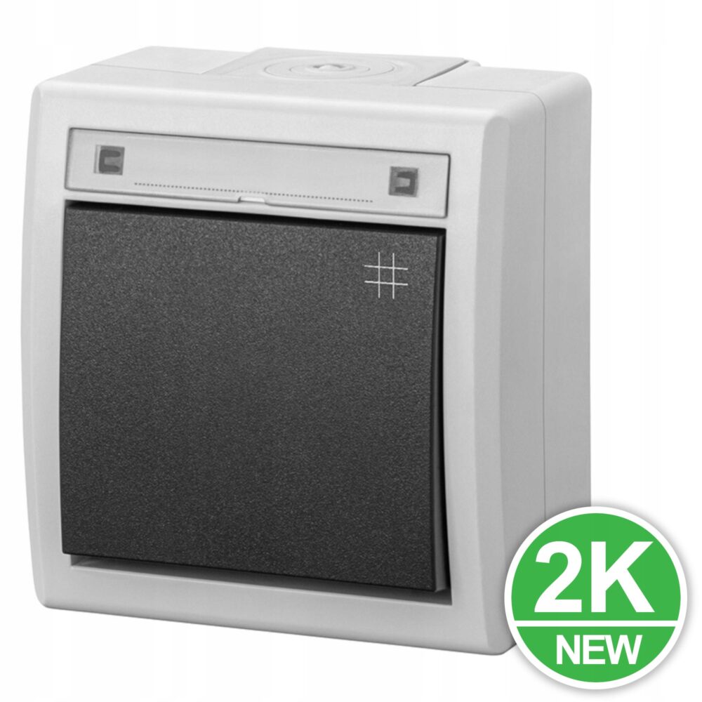 AQUANT 2K CONNECTEUR BOÎTE DE JONCTION CROISÉE B/T IP55 GRIS 5006-10