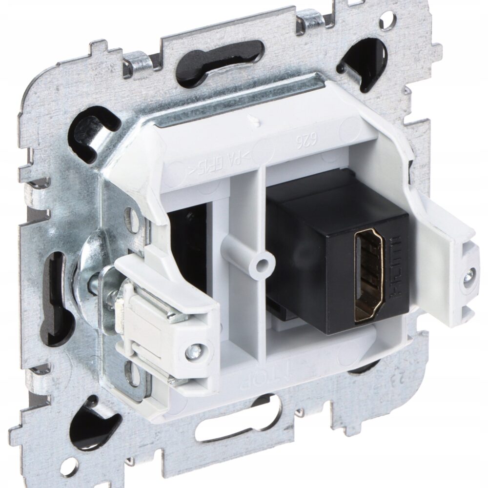 Prise Électrique Murale Elektro-Plast Nasielsk Noir 4191-19